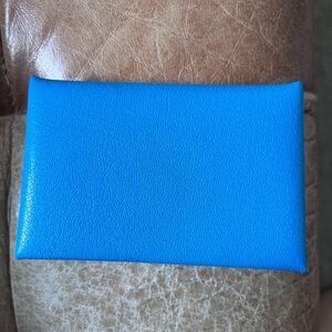 Authentic Hermes Calvi Card Holder